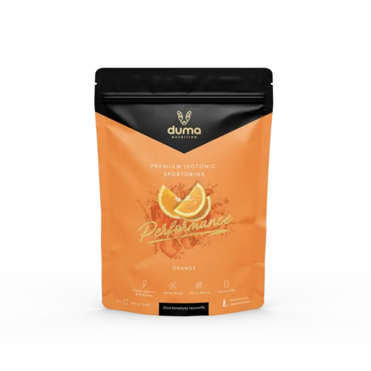 Duma Nutrition Performance isotonisches Sportgetränk mit EAA's Orange
