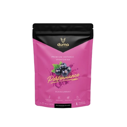 Duma Nutrition Performance isotonisches Sportgetränk mit EAA's Johannisbeere