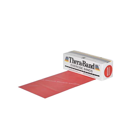 TheraBand Latexfrei 0.5 Meter Rot (Stärke Mittel)