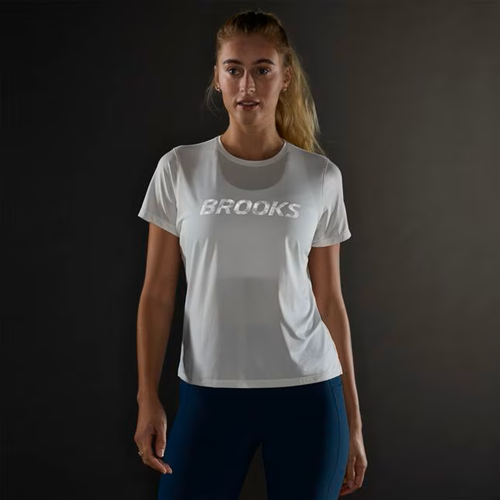 Brooks Dash Reflective Short Sleeve Damen – Bild 3